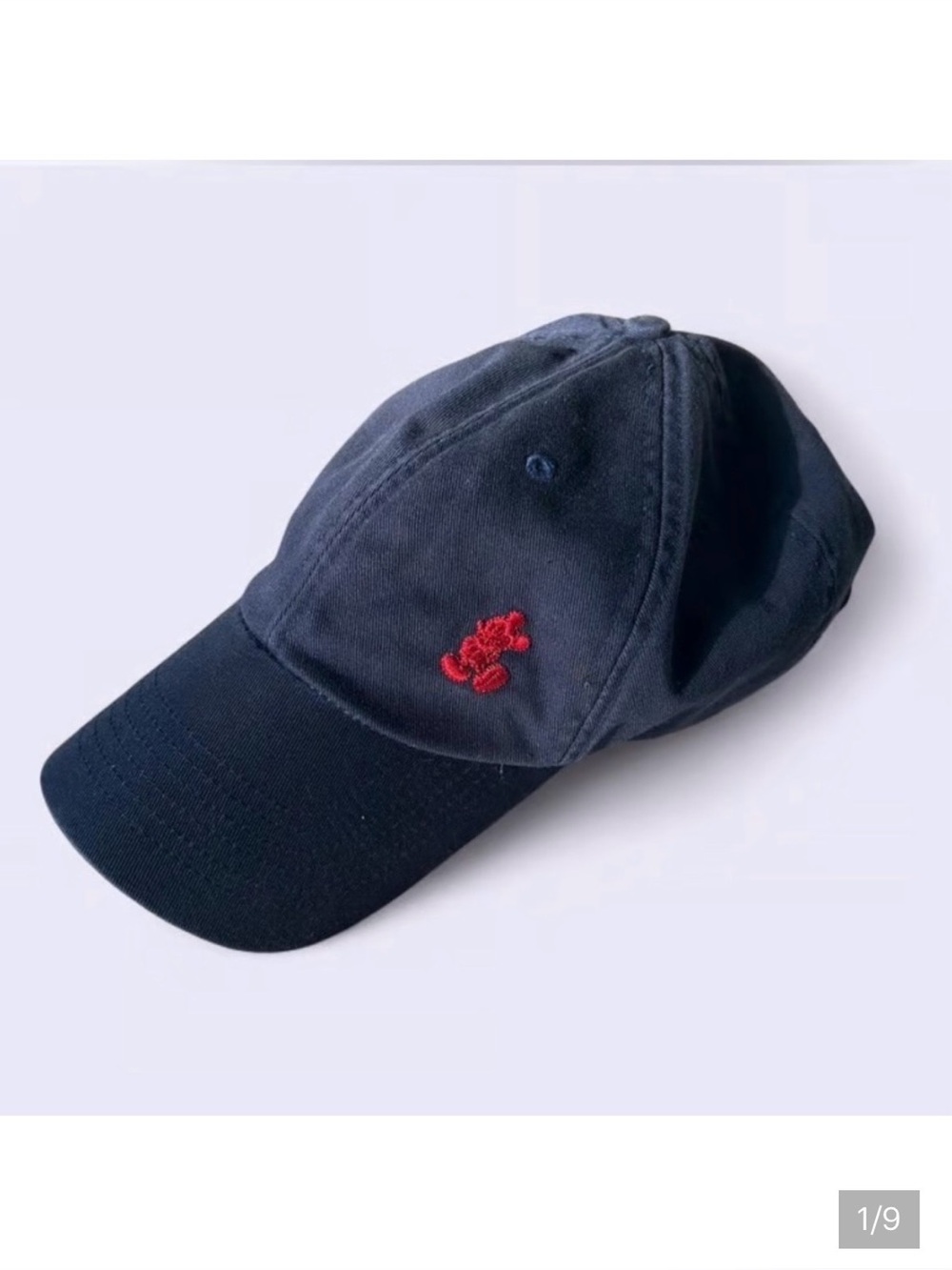 Walt Disney World | Mickey Mouse Baseball Cap Hat Red Mickey Logo | Size Adult